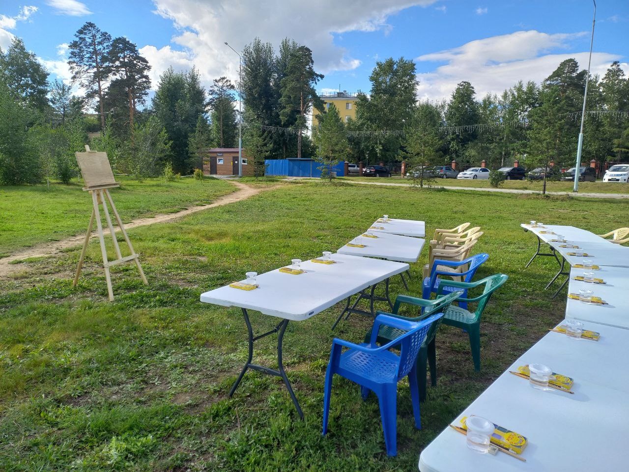 Пленэры в парках города Улан-Удэ, сентябрь 2023.